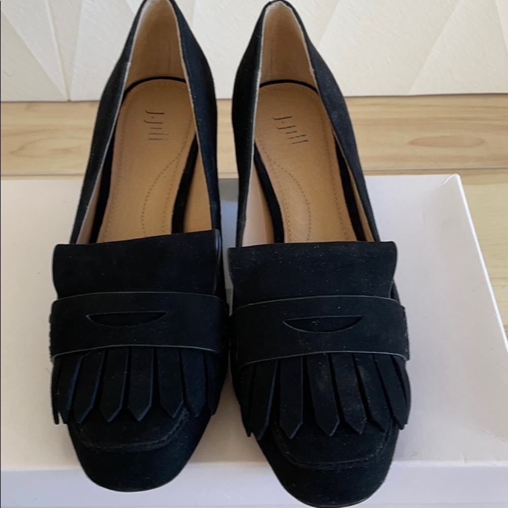 J Jill suede loafers